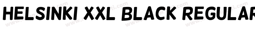 Helsinki XXL Black Regular字体转换